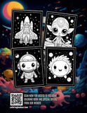 Pieces Of Galaxy 30 Pages Printable Coloring Book