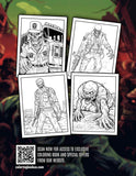 Zombie Apocalypse 30 Pages Printable Coloring Book