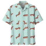 Dachshund  Blue Nice Design Unisex Hawaiian Shirt For Men And Women Dhc17063834