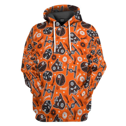 3D SW Halloween Dark Side All Over Print Unisex Hoodie