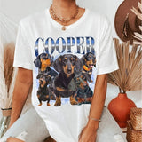 Custom Dog T-Shirt, Personalized Dog with Photo Shirt