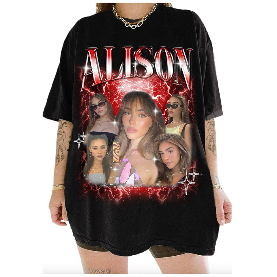 Personalized T-Shirt for Girlfriend & Boyfriend, Custom Shirt with Face Photo