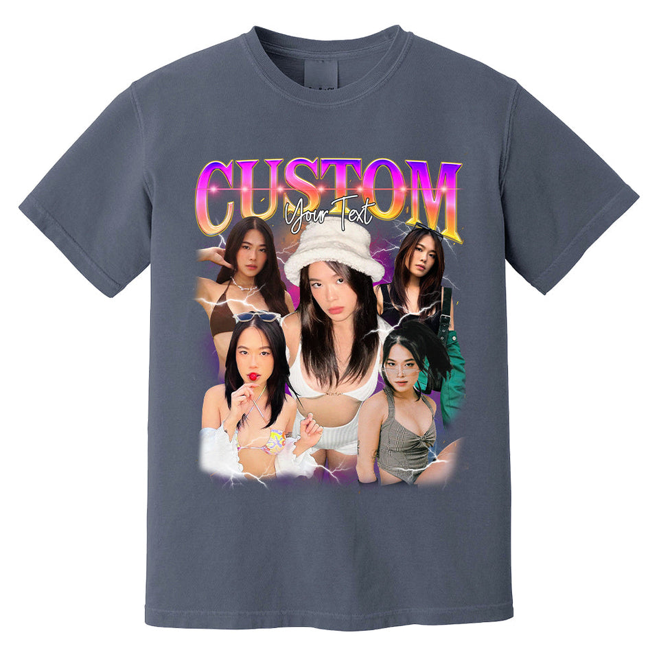 Custom your own Photo T-Shirt, 90s Vintage Shirt