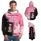 No One Fights Alone Labrador Retriever Hoodie For Breast Cancer Survivor And People Showing Support All Over Print Unisex Hoodie