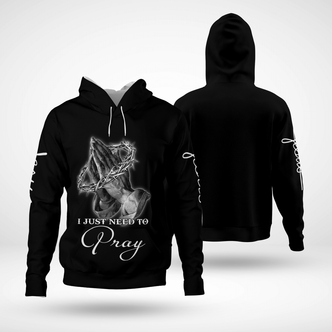 Jesus Pray Christian - Christ - Jesus - God 3D All Over Print Unisex Hoodie US Size
