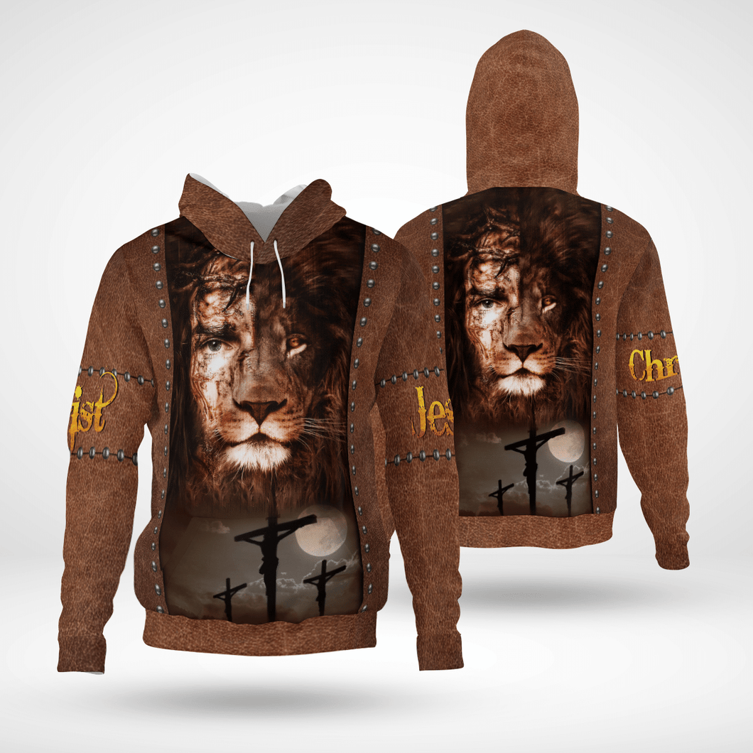 Jesus Christ Lion Christian - Christ - Jesus - God 3D All Over Print Unisex Hoodie US Size