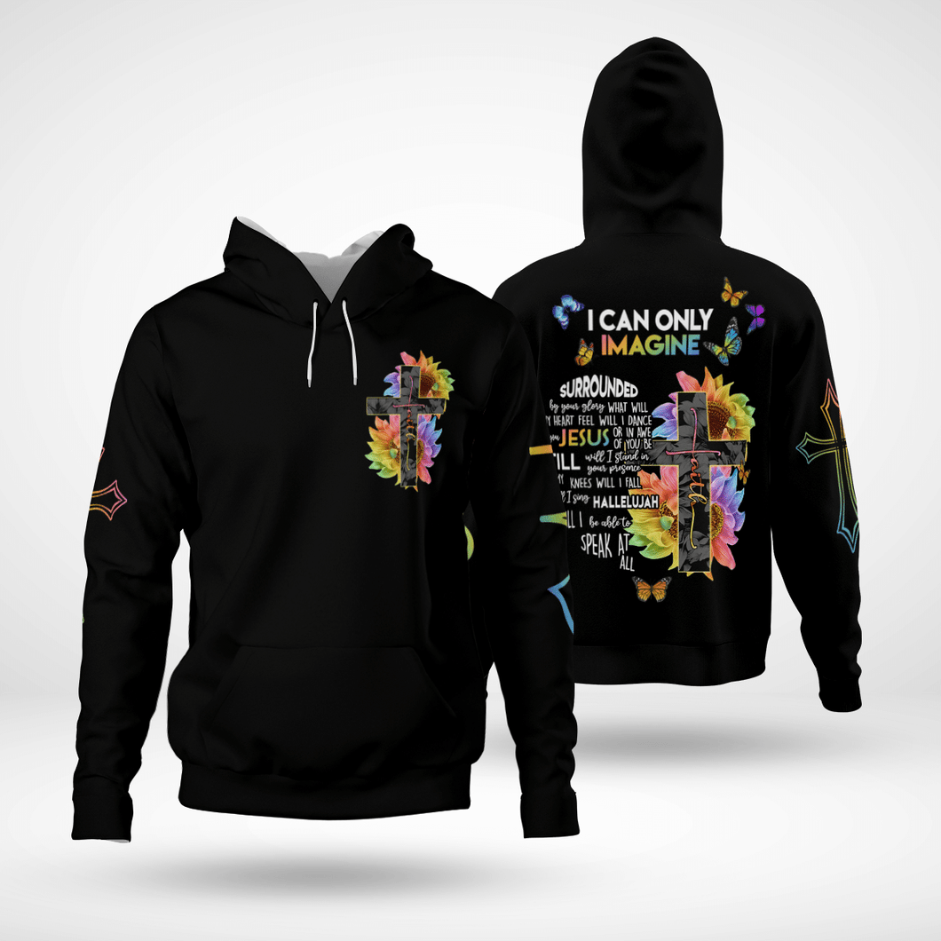 Jesus I Can Only Imagine Christian - Christ - Jesus - God 3D All Over Print Unisex Hoodie US Size
