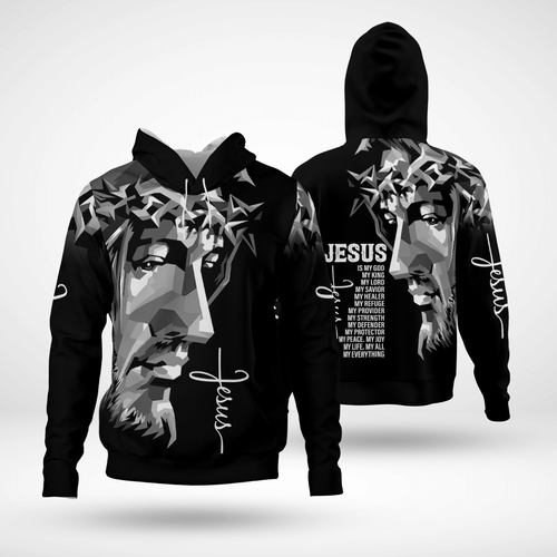 Jesus Is My God Christian - Christ - Jesus - God 3D All Over Print Unisex Hoodie US Size