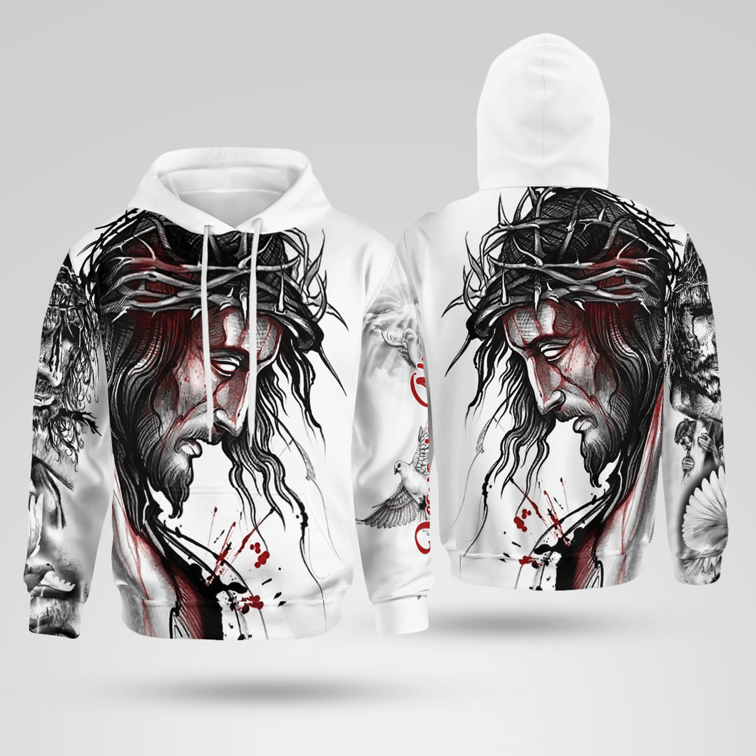 Jesus Is The King Christian - Christ - Jesus - God 3D All Over Print Unisex Hoodie US Size