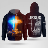 Jesus 3D - Jesus Is My Savior Christian - Christ - Jesus - God 3D All Over Print Unisex Hoodie US Size