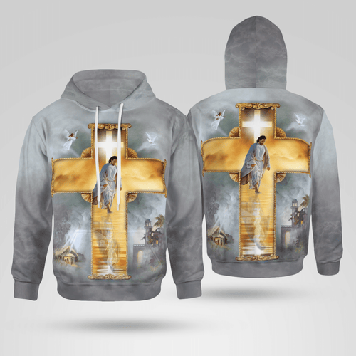 Jesus Gate Way To Heaven Christian - Christ - Jesus - God 3D All Over Print Unisex Hoodie US Size