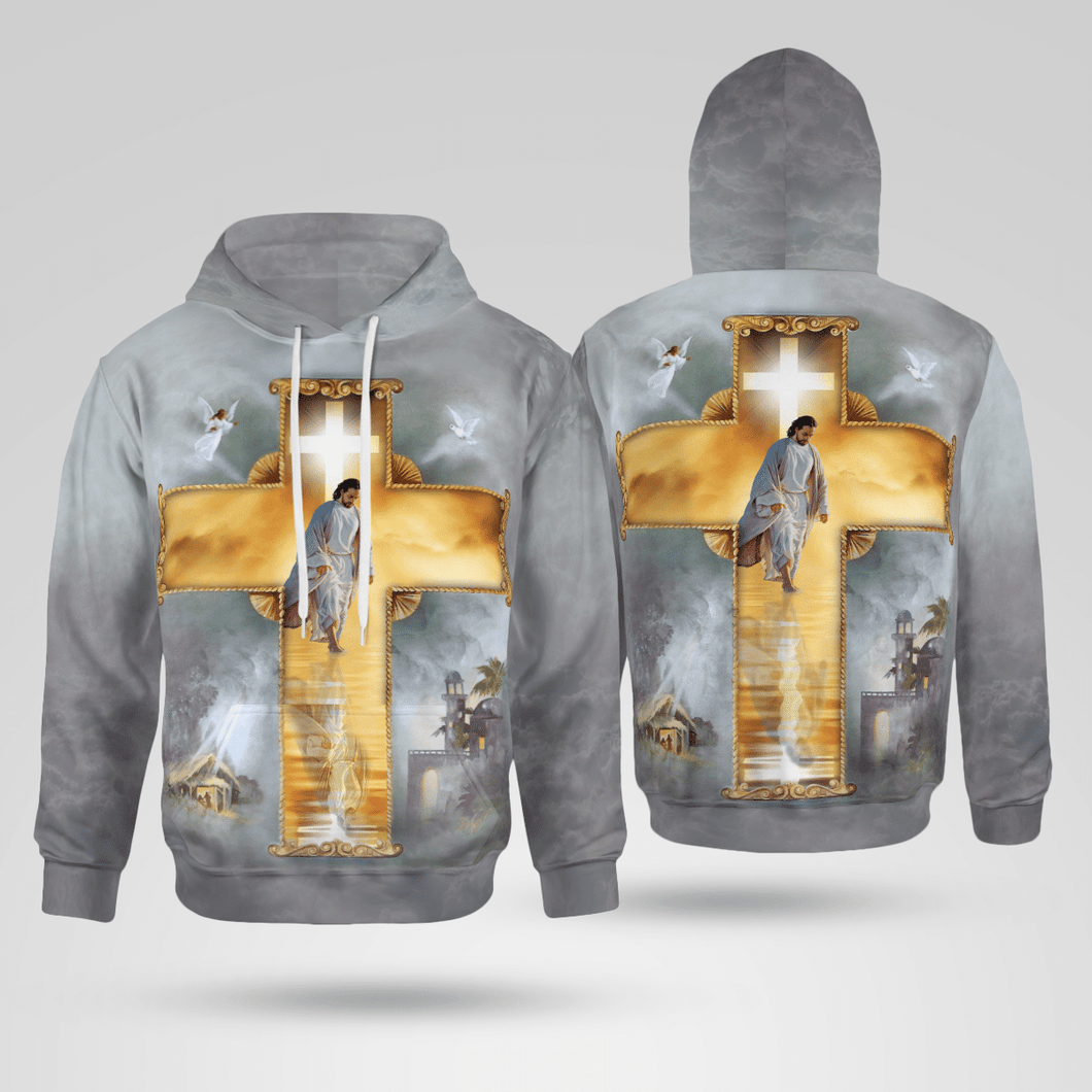 Jesus Gate Way To Heaven Christian - Christ - Jesus - God 3D All Over Print Unisex Hoodie US Size