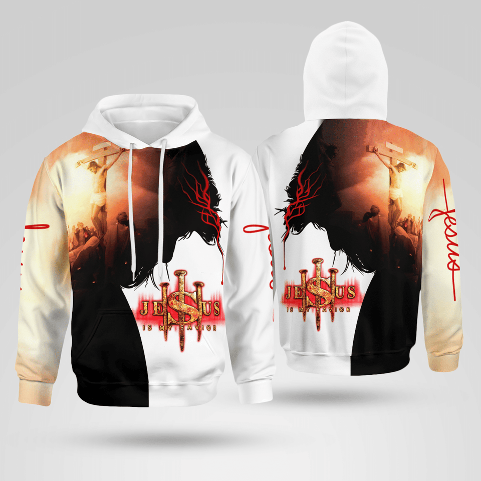 Jesus Is My Savior Christian - Christ - Jesus - God 3D All Over Print Unisex Hoodie US Size