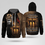 The Son Jesus And Lion Christian - Christ - Jesus - God 3D All Over Print Unisex Hoodie US Size