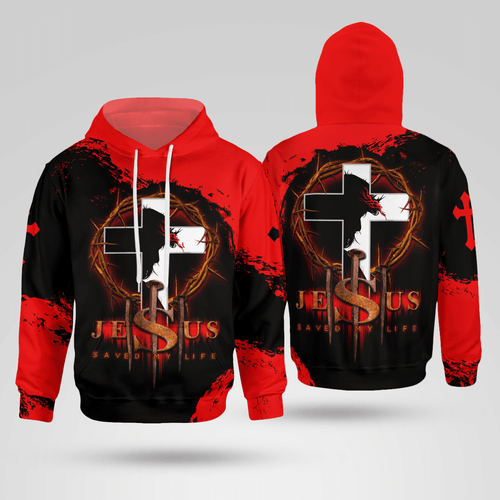 Jesus Save My Life Christian ‰ÛÒ Christ ‰ÛÒ Jesus ‰ÛÒ God 3D All Over Print Unisex Hoodie US Size