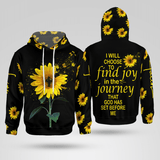 I Will Choose To Find Joy Jesus Christian - Christ - Jesus - God 3D All Over Print Unisex Hoodie US Size