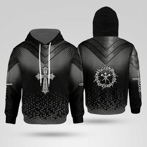 Jesus Warrior Christian - Christ - Jesus - God 3D All Over Print Unisex Hoodie US Size