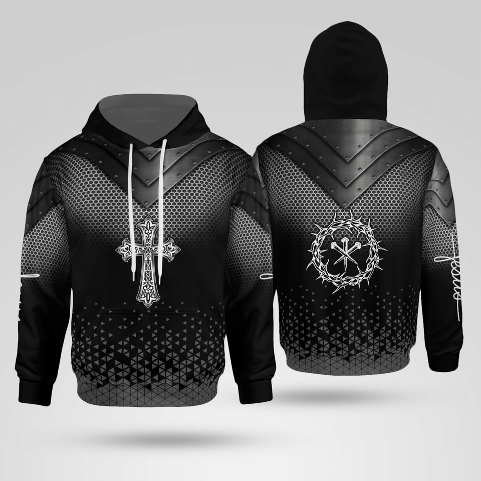 Jesus Warrior Christian - Christ - Jesus - God 3D All Over Print Unisex Hoodie US Size