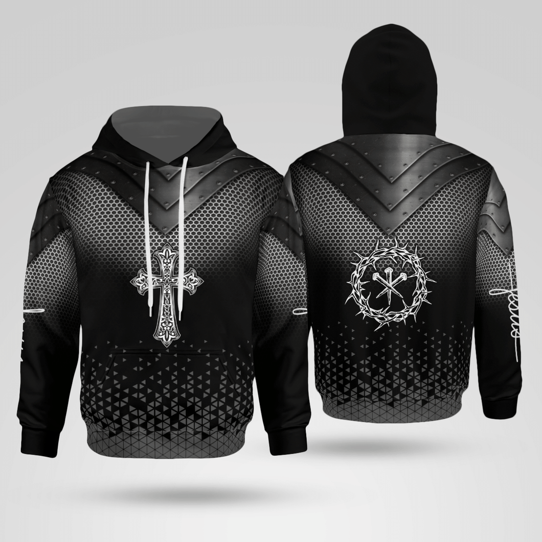 Jesus Warrior Christian - Christ - Jesus - God 3D All Over Print Unisex Hoodie US Size