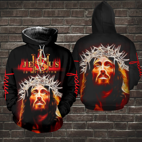 Jesus Is My Savior Jesus Christian - Christ - Jesus - God 3D All Over Print Unisex Hoodie US Size