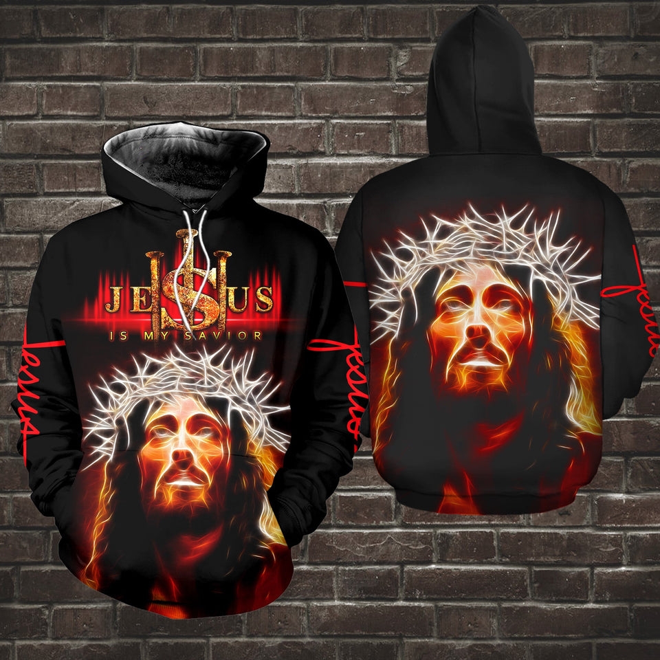 Jesus Is My Savior Jesus Christian - Christ - Jesus - God 3D All Over Print Unisex Hoodie US Size