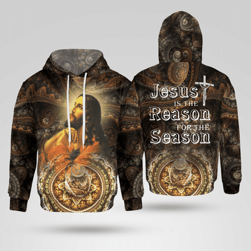 Jesus The Reason For Season Christian - Christ - Jesus - God 3D All Over Print Unisex Hoodie US Size