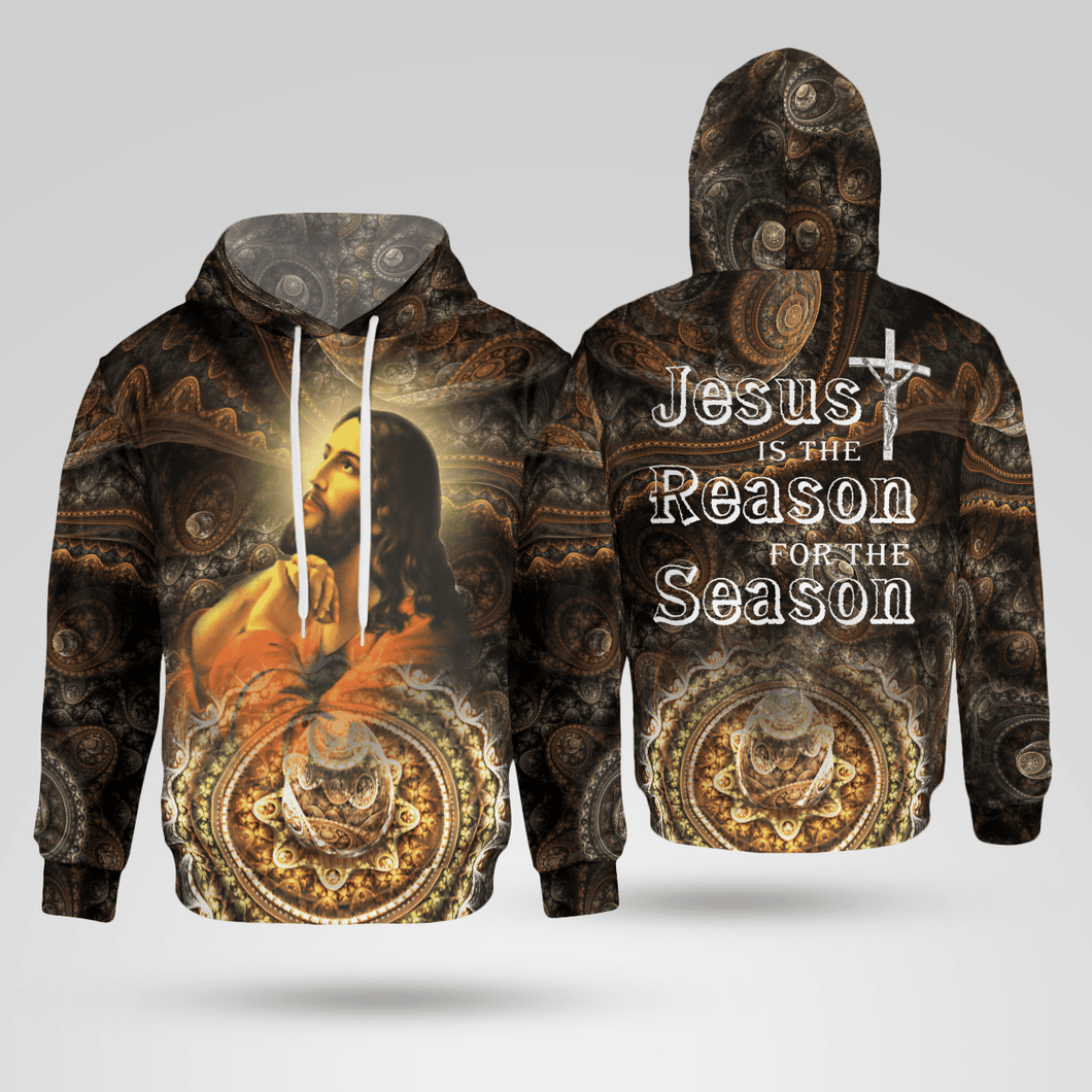 Jesus The Reason For Season Christian - Christ - Jesus - God 3D All Over Print Unisex Hoodie US Size
