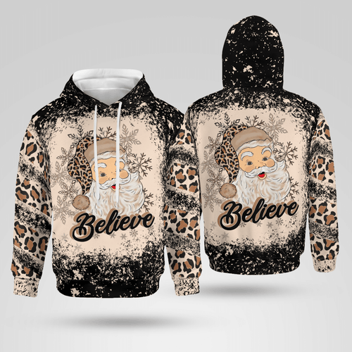 Believe Christmas Christian - Christ - Jesus - God 3D All Over Print Unisex Hoodie US Size