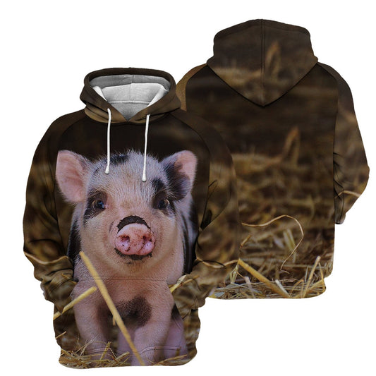 Pig All Over Print Unisex Hoodie