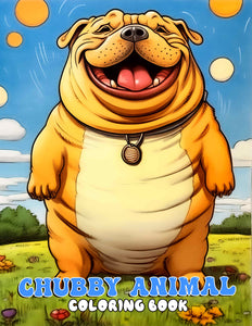 Chubby Animal 30 Pages Printable Coloring Book