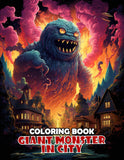 Giant Monster In City 30 Pages Printable Coloring Book