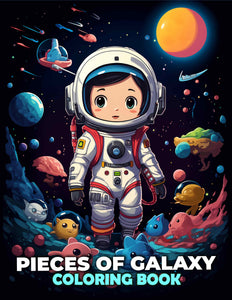 Pieces Of Galaxy 30 Pages Printable Coloring Book