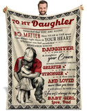 Personalized Daughter Blanket From Dad – Never Feel Alone Gift