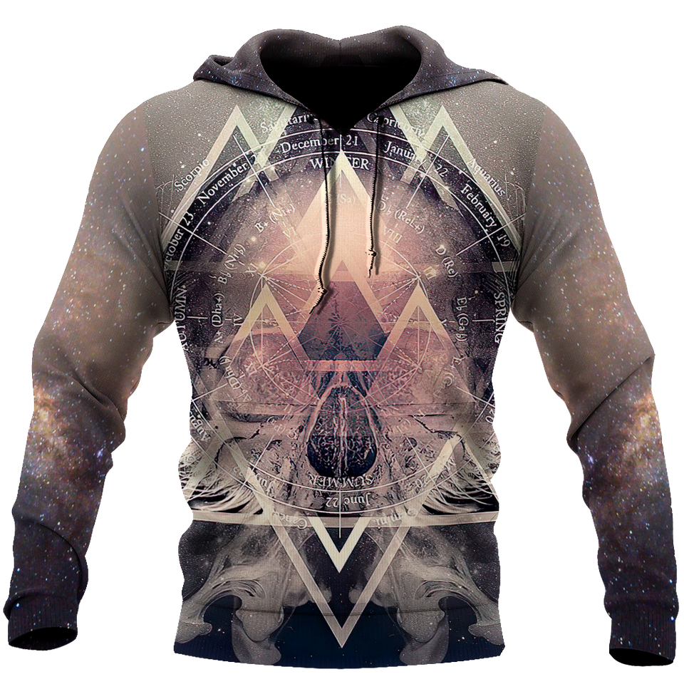 Unisex Hoodie All Over Print Skull Gifts An ideology skull all over printed Unisex Hoodie