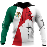 Mexico Jesus All Over Printed Unisex Hoodie