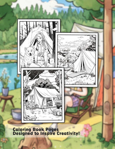 Chilling With Camp 30 Pages Printable Coloring Book