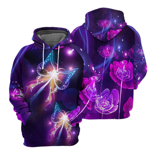 Butterfly All Over Print Unisex Hoodie