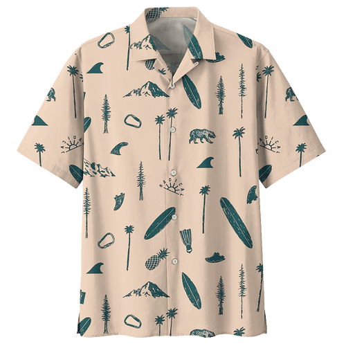 Camping  Tan Unique Design Unisex Hawaiian Shirt For Men And Women Dhc17063850