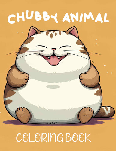 Chubby Animal 30 Pages Printable Coloring Book