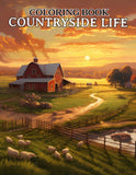 Countryside Life 30 Pages Printable Coloring Book