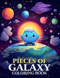 Pieces Of Galaxy 30 Pages Printable Coloring Book