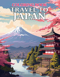 Travel to Japan 30 Pages Printable Coloring Book