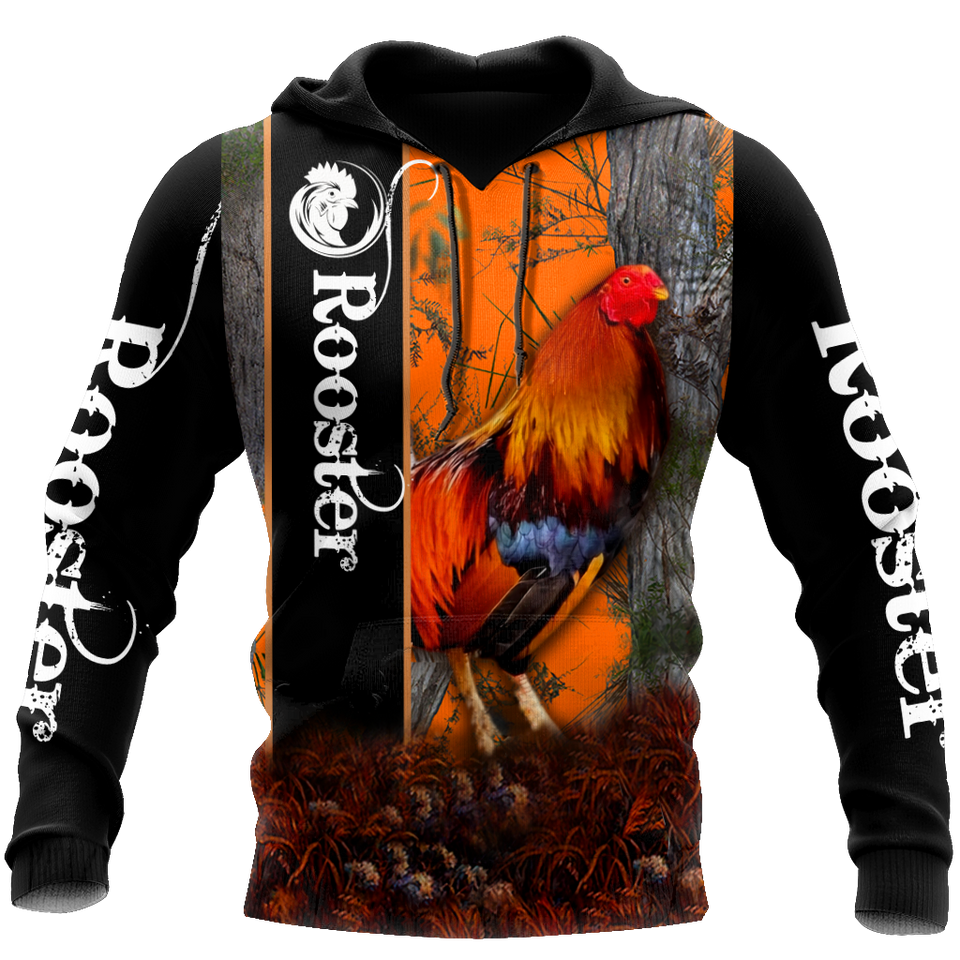Premium Red Rooster Camo All Over Print Unisex Hoodie