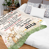 Personalized Daughter-in-Law Blanket, Custom Name Gift from Mother-in-Law