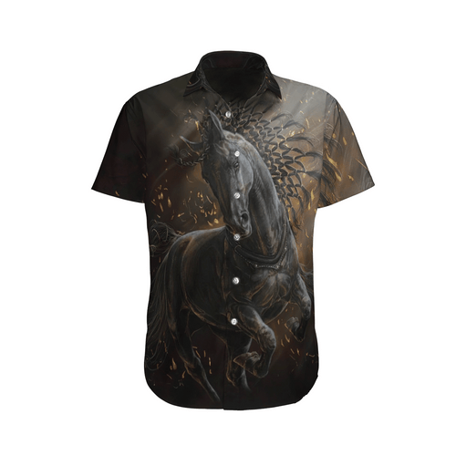 Horse  Khaki High Quality Unisex Hawaiian Shirt For Men And Women Dhc17063592