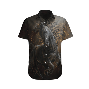 Horse  Khaki High Quality Unisex Hawaiian Shirt For Men And Women Dhc17063592