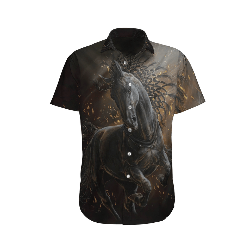 Horse  Khaki High Quality Unisex Hawaiian Shirt For Men And Women Dhc17063592