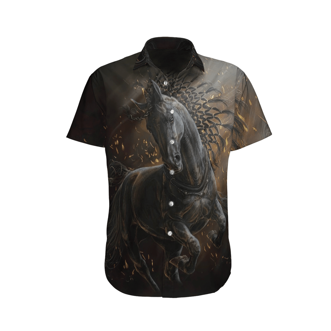 Horse  Khaki High Quality Unisex Hawaiian Shirt For Men And Women Dhc17063592