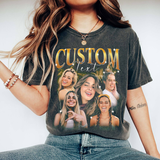 Custom Graphic Photo Vintage T-Shirt Family Graphic Shirt