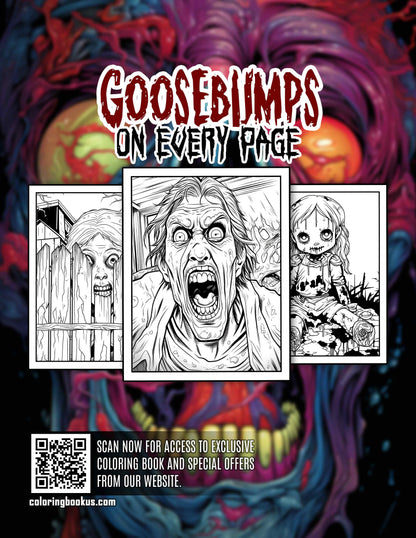 Goosebumps On Every Page 30 Pages Printable Coloring Book